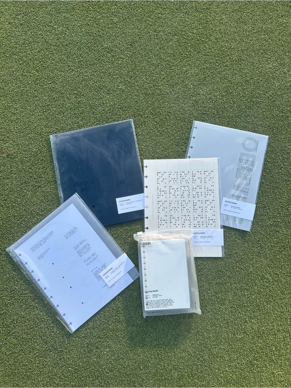 NWT Cloth & Paper Message Pad and 4 Dashboards